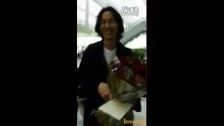 Kim Nam Gil in International Airport Hong Kong  20140322 [upl. by Aurore]