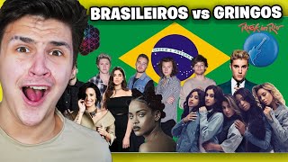 FÃS BRASILEIROS vs GRINGOS  WHOS BETTER [upl. by Iamhaj625]