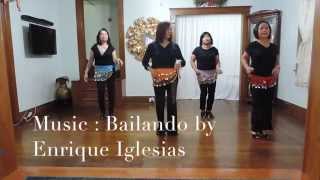 BAILANDO  The Line dance   danced by The Headlinerz of NJ [upl. by Faina]