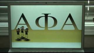 Alpha Phi Alpha Fraternity Animated Screensaver [upl. by Dnob]