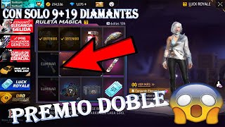 Sacando el conjunto Elegancia Gélida CON 9 DIAMANTES Free Fire💎 [upl. by Eicyak]