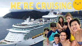 OUR FIRST FAMILY CRUISE Royal Caribbean Navigator of the Seas  PART 1 🇺🇸🚢 [upl. by Rovelli]