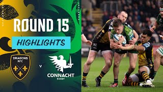 Dragons RFC v Connacht  Instant Highlights  Round 15  URC 202324 [upl. by Charita662]