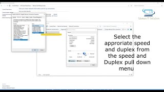 Configuring Speed And Duplex In Window 10  LAN 100 Mbps To 1 Gbps  Usman IT Solution [upl. by Suzie449]