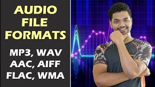 Audio File Formats  MP3 AAC AIFF WAV FLAC WMA Explained [upl. by Erot]