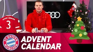 Shell Game w Manuel Neuer  Where are the car keys  FC Bayern Xmas Advent Calendar 3 [upl. by Llertnahs]