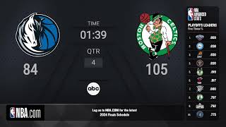 Dallas Mavericks vs Boston Celtics NBAFinals presented by YouTube TV Game 1 on ABC Live Scoreboard [upl. by Turmel348]