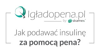 Jak podawać insulinę za pomocą pena  igladopenapl  cukrzyca [upl. by Adnama]