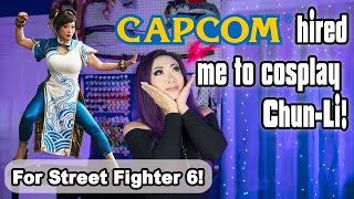 I made the Street Fighter 6 ChunLi costume for Capcom [upl. by Eirovi]