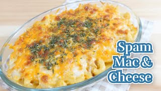 Mac amp Cheese with Spam recipe  Easy dinner Enak dan simpel buat nya [upl. by Wittie]