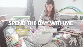 SPEND THE DAY WITH ME  Decluttering Cooking and DIY Eczema Cream [upl. by Mayrim]