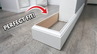 How To Install Baseboard Corners Like A Pro As A Beginner DIY Tips And Tricks [upl. by Eahcim]