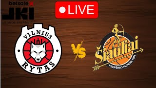 🔴 Live Rytas vs Siauliai  Live Play By Play Scoreboard [upl. by Aletse]