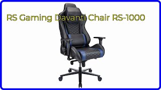 REVIEW 2024 RS Gaming Davanti Chair RS1000 ESSENTIAL details [upl. by Therese]