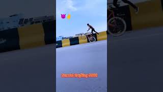 sarkar jaura phagwara song cycle stunt 1wheeling wheelie 46king ytshorts [upl. by Innavoig]