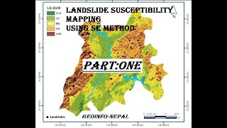 Landslide Susceptibility Assessment using Shannon EntropySE Approach PART1 geoinfonepal [upl. by Treboh436]