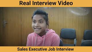 Real Interview Video for Sales Executive Profile Real Job Interview EduTalkIndia [upl. by Thgiwd]