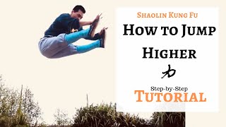 Shaolin Kung Fu  How to Jump Higher  Simple Movements Training that leads to Higher Jumps [upl. by Eedyah326]