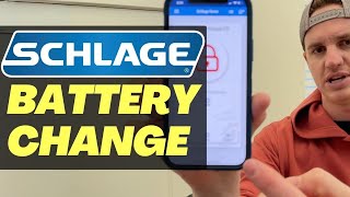 Changing the Batteries in a Schlage Encode Lock [upl. by Yrokcaz461]