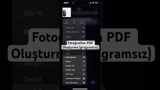 iPhone fotoğraftan PDF yapma pdf [upl. by Assenal112]