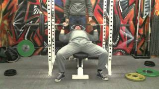 CG Incline Bench Press 100kg x 7 PR Max Effort Bench Press [upl. by Ecirtnuahs]