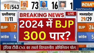 2024 Lok Sabha Election Final Opinion Poll LIVE 24 चुनाव में बीजेपी करेगी 300 पार  PM Modi  BJP [upl. by Airb759]