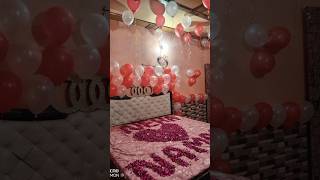 How to decorate your room for Honeymoon 🏩 Room decorating ideas😍Romantic bedroom decoration 🥰😘❤ [upl. by Adnawot1]