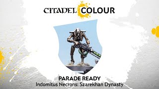 How to Paint Parade Ready Szarekhan Dynasty Necrons [upl. by Gannon304]