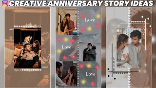 3 Creative Anniversary Story Ideas For Instagram  Using The IG App In Hindi [upl. by Ridan628]