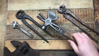 Rare bahco 41 axe hatchet tool haul and massive bahco 86 24 inch wrench Plus blacksmithing Tools [upl. by Inaffets]