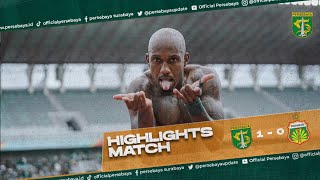 HIGHLIGHTS MATCH  PERSEBAYA 1  0 BHAYANGKARA PRESISI INDONESIA  OFFICIAL PERSEBAYA [upl. by Noisla]