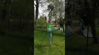 Gymnastik Test mit Annika challenge [upl. by Atsirak]