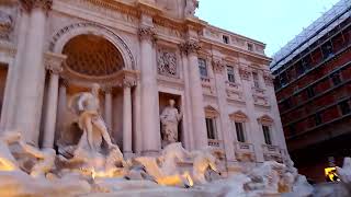 Trevi fountain in Rome [upl. by Sisi293]