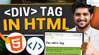 HTML DIV Tag Tutorial How to Use Position amp Style Div Elements Full Guide in Hindi  HTML amp CSS [upl. by Silva]