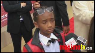 Jaden Smith on Justin Bieber quotThe Karate Kidquot Premiere JadenSmith [upl. by Aney]