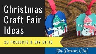 20 Christmas Craft Fair Ideas  Holiday DIY Gifts  3D Crafts  Stocking Stuffers amp More [upl. by Agn]