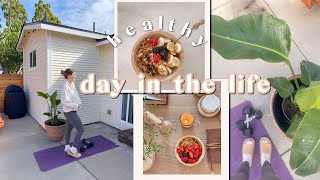 Healthy Day in the Life morning habits workout with me  my healthy weekly meal prep [upl. by Esoranna]