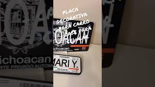 PLACA MAS CASE PERSONALIZADOS MICHOACAN [upl. by Benia]