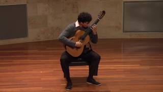 Guido Santorsola  Sonata no 4 mvt I Allegro Energico Josh Moore  Guitar [upl. by Susannah765]