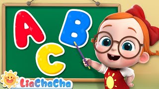 Little teacher Lia teaches ABC Numbers Colors and More  Kids Songs amp Nursery Rhymes  LiaChaCha [upl. by Licna]