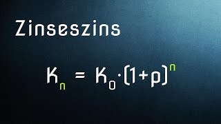 Zinseszins und Zinseszinsformel  Einfache Einführung [upl. by Petronilla]