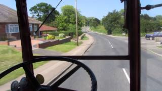 Cab ride around Clacton in 1947 Crossley GR 9007  part 6 [upl. by Murtagh]