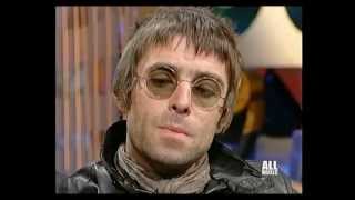 OASIS on Italian TV  Liam Gallagher amp Andy Bell  Community AllMusic 26092008 [upl. by Suelo]