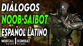 Mortal Kombat 1 Khaos Reigns  Diálogos de Noob Saibot en Español Latino [upl. by Nossyla]