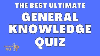 Can You Answer These General Knowledge Questions  Ultimate Trivia Quiz Game [upl. by Avuha]