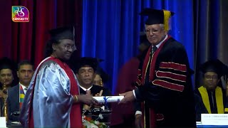 President Droupadi Murmu conferred with the Degree of Doctor of Civil Law by University of Mauritius [upl. by Daren]