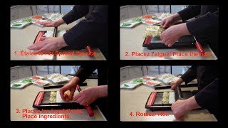 Sushi in 4 Easy Steps with the Yomo Sushi Maker [upl. by Anahsek]