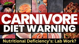 Carnivore Diet Nutrition Deficiencys Cholesterol Blood Work Diabetes amp Blood Sugar Levels [upl. by Atterehs]