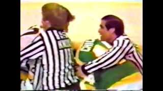 Al Secord BOS vs Dan Chicoine Minnesota North Stars [upl. by Misti]