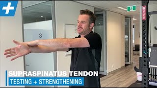 Supraspinatus Tendon Testing  Strengthening  Physio REHAB  Tim Keeley [upl. by Eulalie]